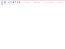 Tablet Screenshot of milestonecsllc.com